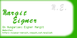 margit eigner business card